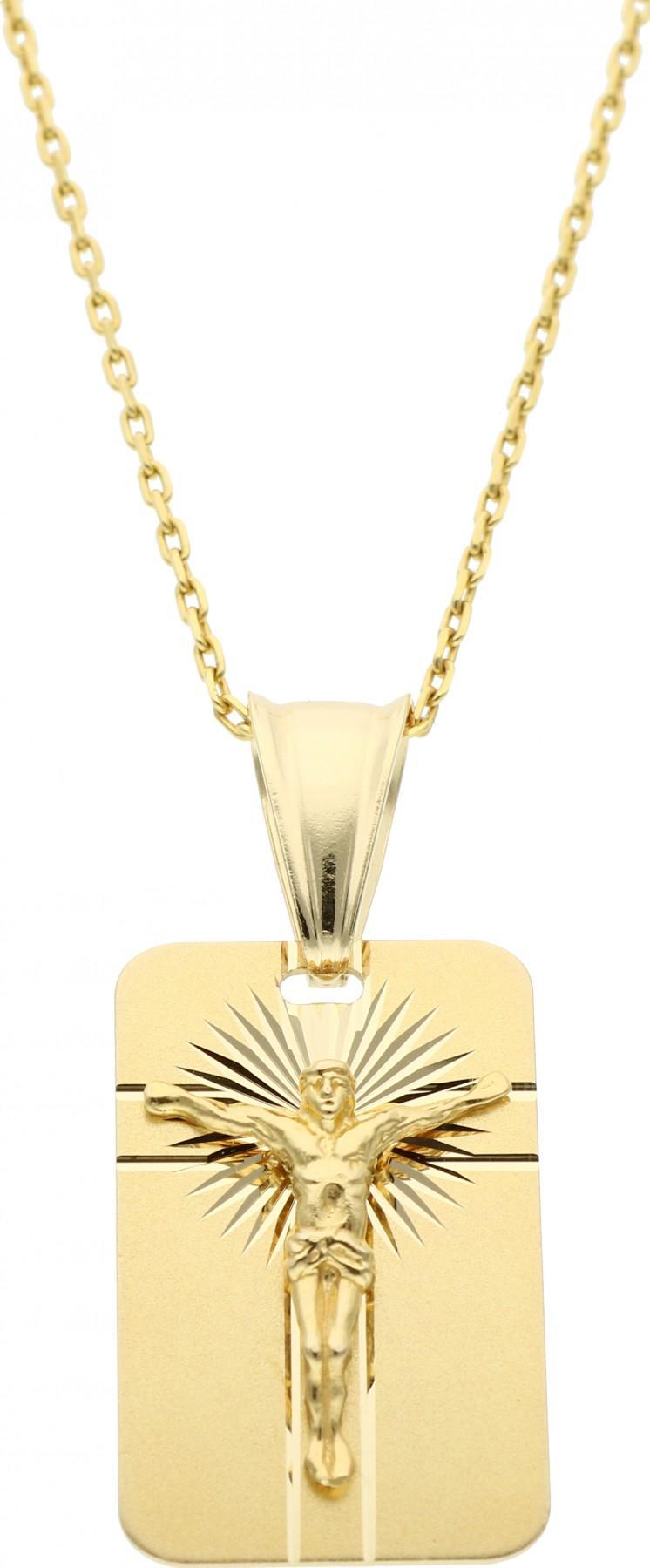 Rosanto Złoty medalik z wizerunkiem Jezusa 585 14k