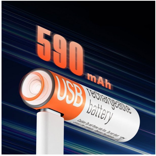 Colorway Bateria Ładowanie AAA 590mAh, Li-Pol, USB-C, 1.5V, 6ks