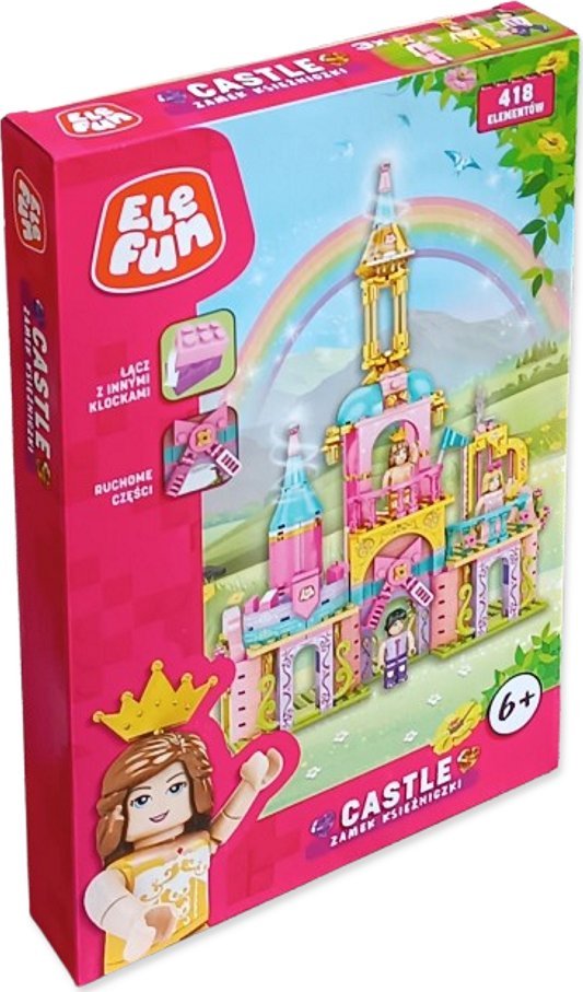 Elefun Klocki Elefun - Castle - Zamek księżniczki C0231