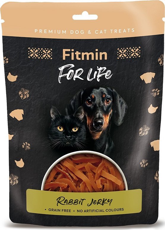 Fitmin Fol Life dog&cat treat rabbit jerky 70g