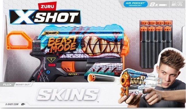Zuru Wyrzutnia SKINS FLUX (8 Strzałek) Beast Out
