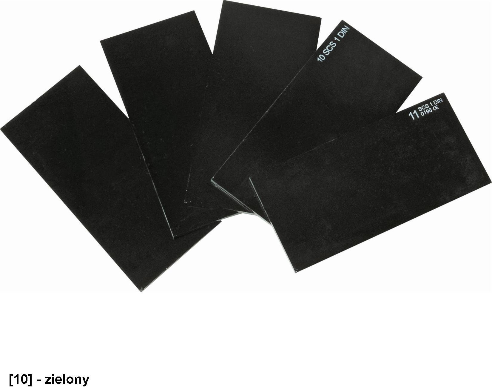 CERVA ZAPASOWE Szkło spawalnicze 108X51 MM, przyciemnione 05-12 - st. 12-st. st. 7