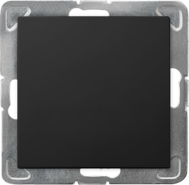 Ospel IMPRESJA Łącznik jednobiegunowy czarny metalik ŁP-1Y/m/33