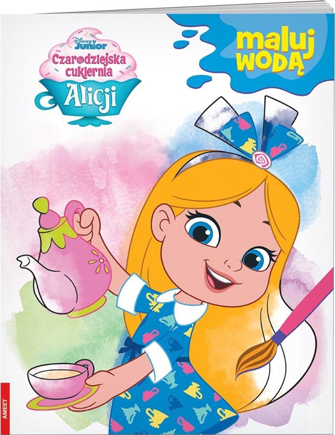 Ameet Książeczka Maluj wodą Czarodziejska cukiernia Alicji. MW-9121