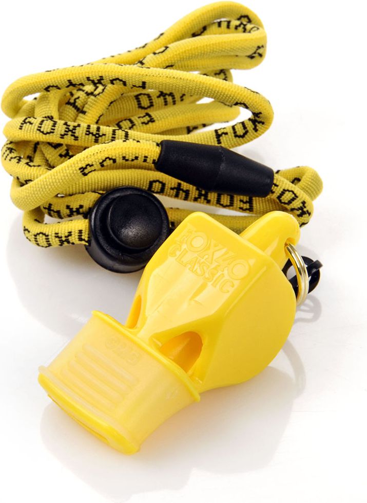 Fox40 Gwizdek ze sznurkiem Fox 40 Classic Cmg żółty (38127)