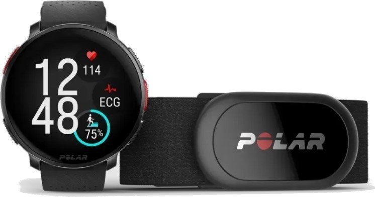 Zegarek sportowy Polar Vantage V3 H10 Czarny (VANTAGE V3 H10 BLK/BLK S-L)