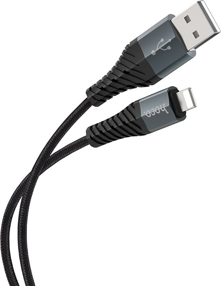 Kabel USB Hoco USB-A - Lightning 1 m Czarny (6931474710529)