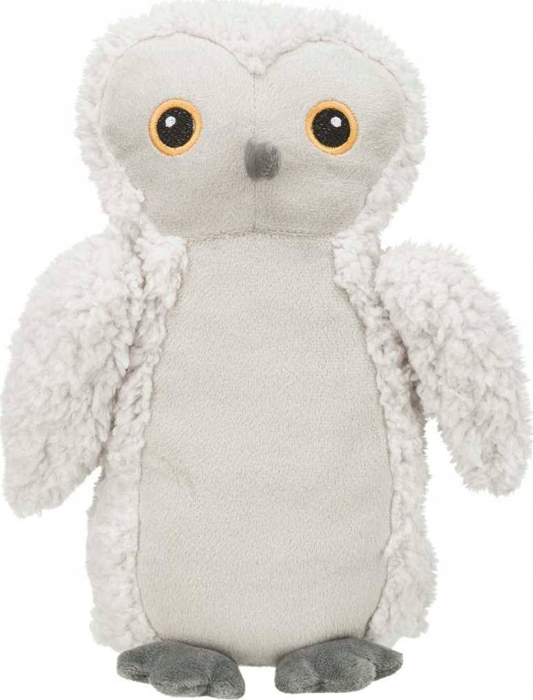 Trixie Be Eco Sowa Emily, zabawka, dla psa, plusz, 28 cm, z dźwiękiem