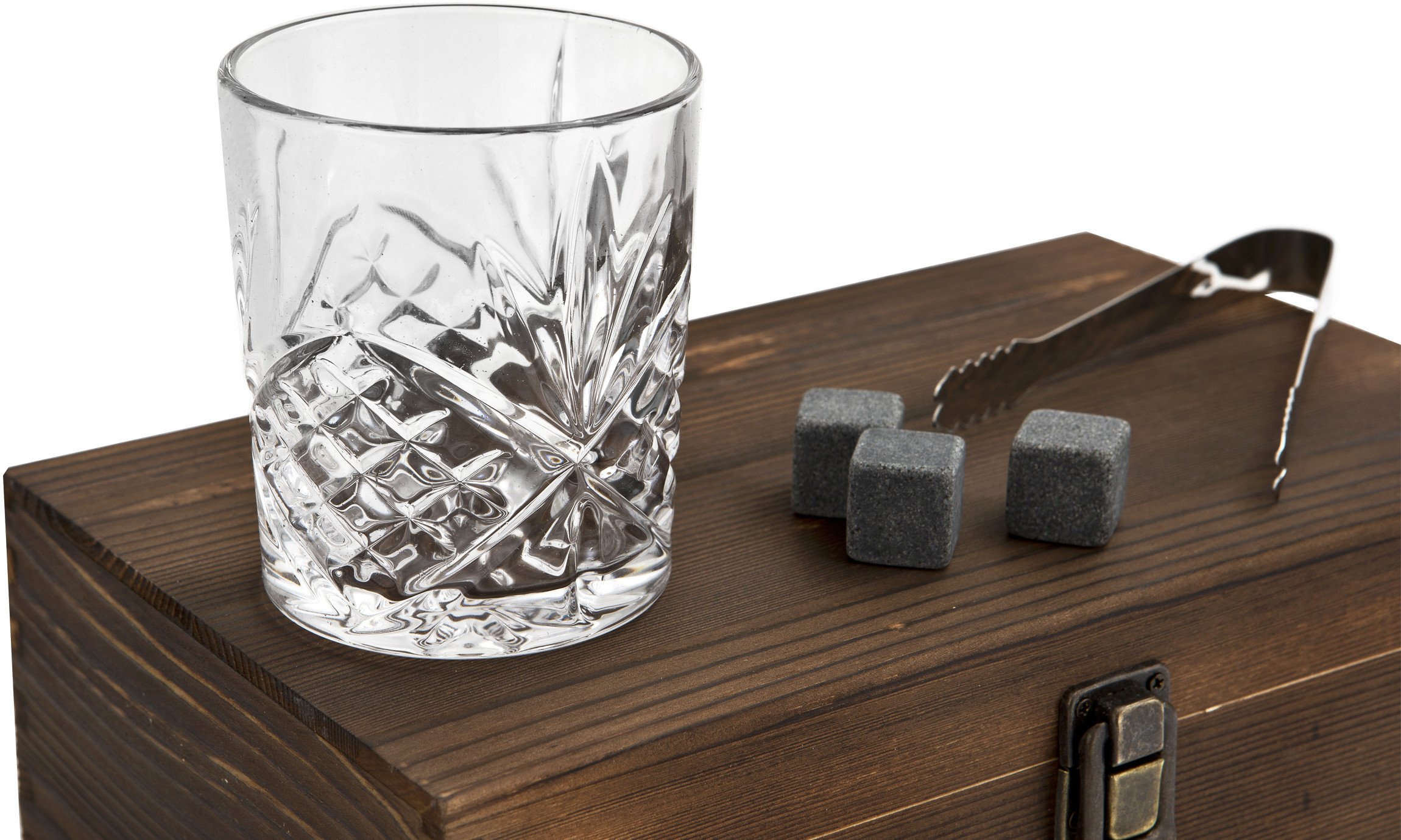 Zestaw do Whisky 2 szklanki i kostki