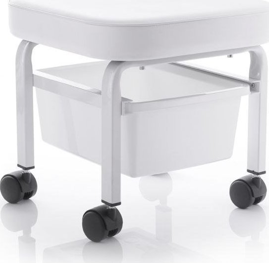 Activeshop Taboret Kosmetyczny Do Pedicure Z Pojemnikiem