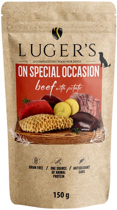 Lugers Karma mokra dla psa Luger's wołowina z ziemniakiem 150 g