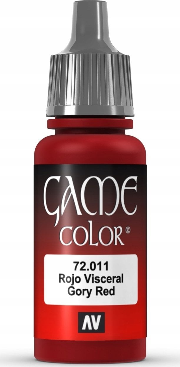 Vallejo Vallejo: 72.011 - Game Color - Gory Red (18 ml)