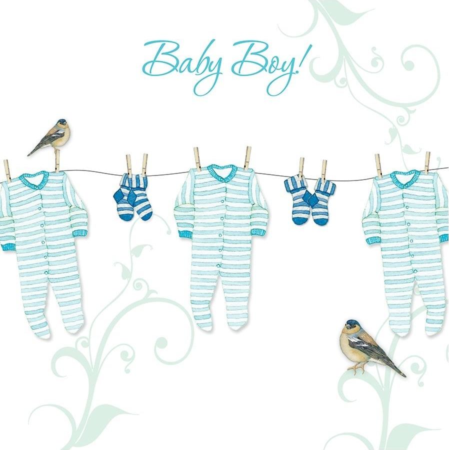 Clear Creation Karnet Swarovski kwadrat EE02 Narodziny śpioszki