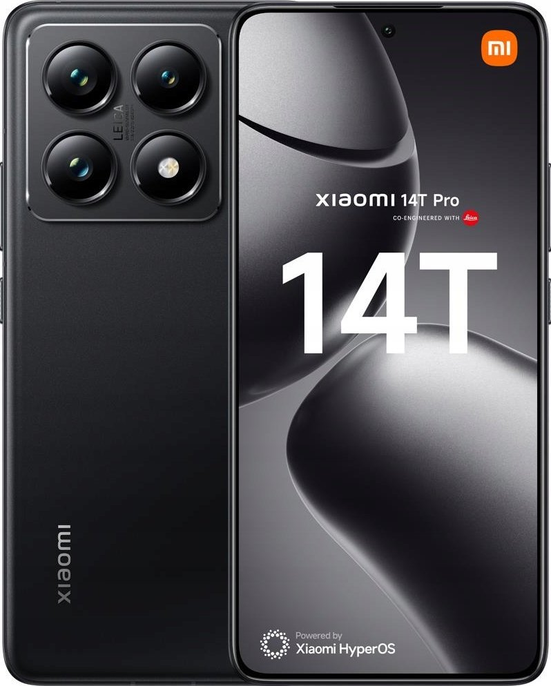 Smartfon Xiaomi 14T Pro 5G 12/512GB Czarny (57363)