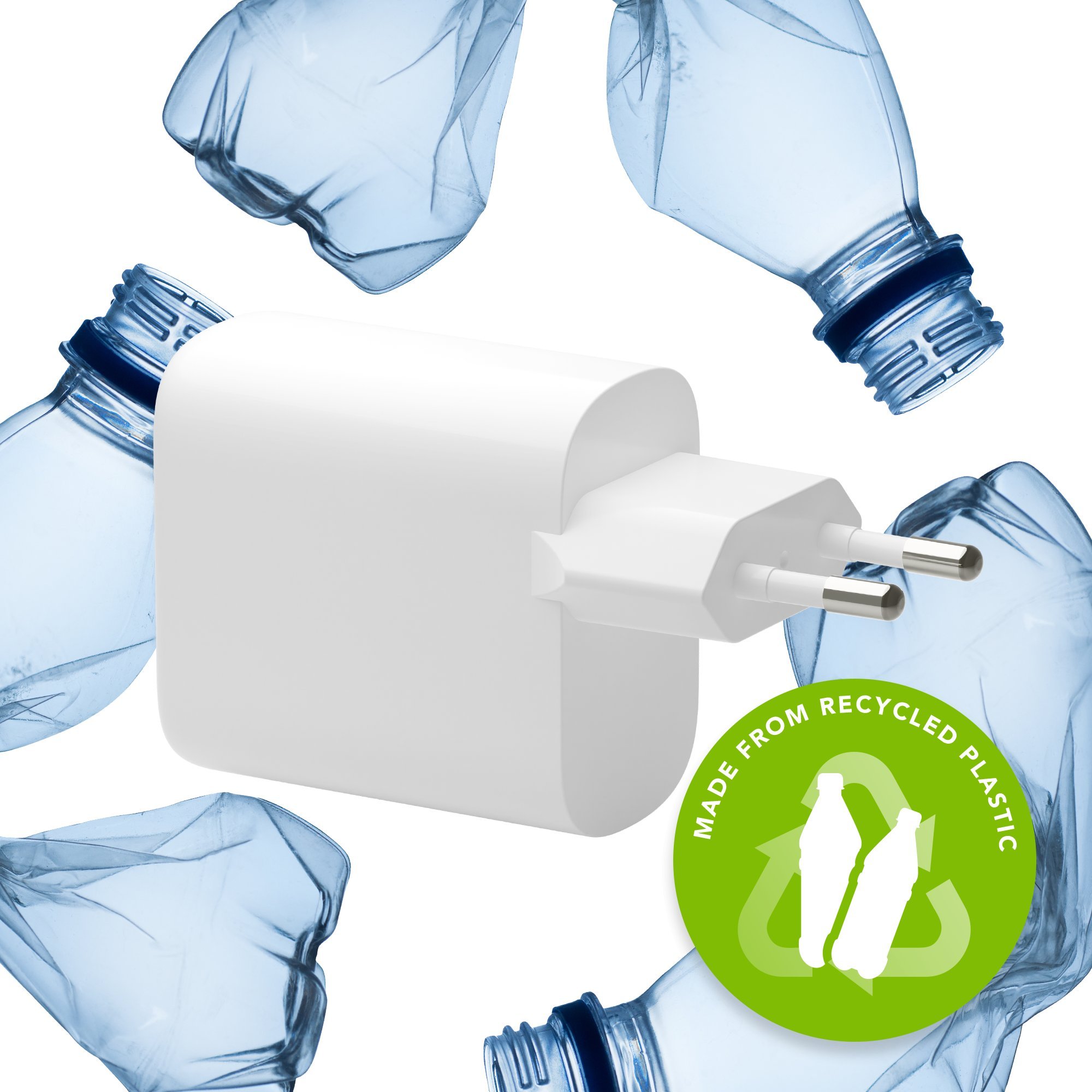 dbramante1928 re-charge - EU Wall Charger - 2x USB-C 30W - W, Indoor, AC, White