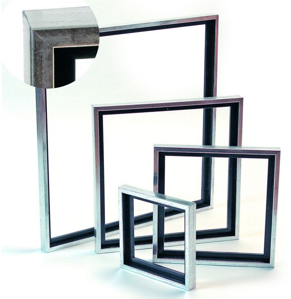 Ramka SmartMax Svæveramme træ antik-silverlook 50x50