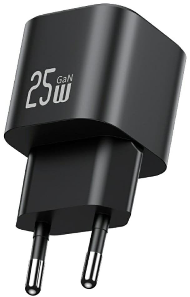 Ładowarka sieciowa USAMS JC Series CC289 25W GaN Mini Fast Charger USB-C czarny
