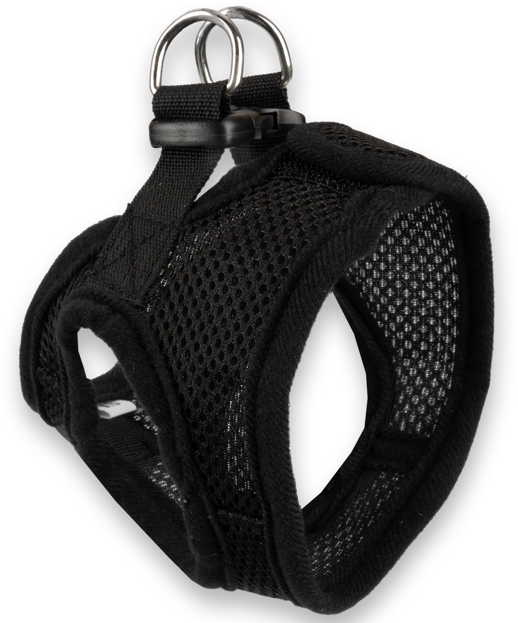 Barry King Szelki dla psa czarne bezuciskowe XS ob.klatki 33cm/dł.klatki 12cm