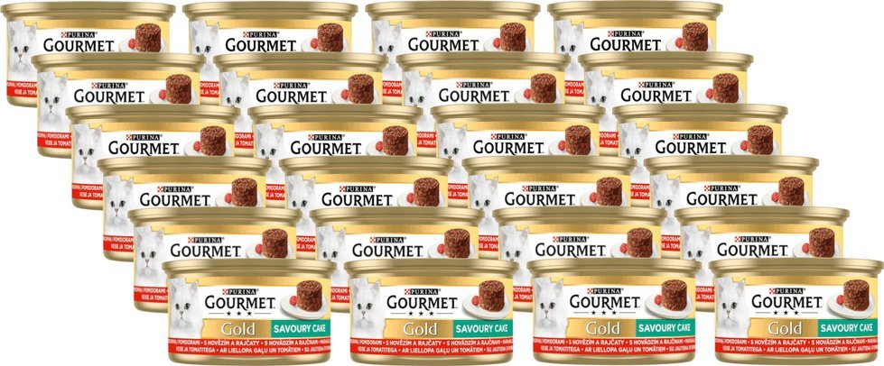 Purina Purina Gourmet Gold wołowina w pomidorach 24x85g