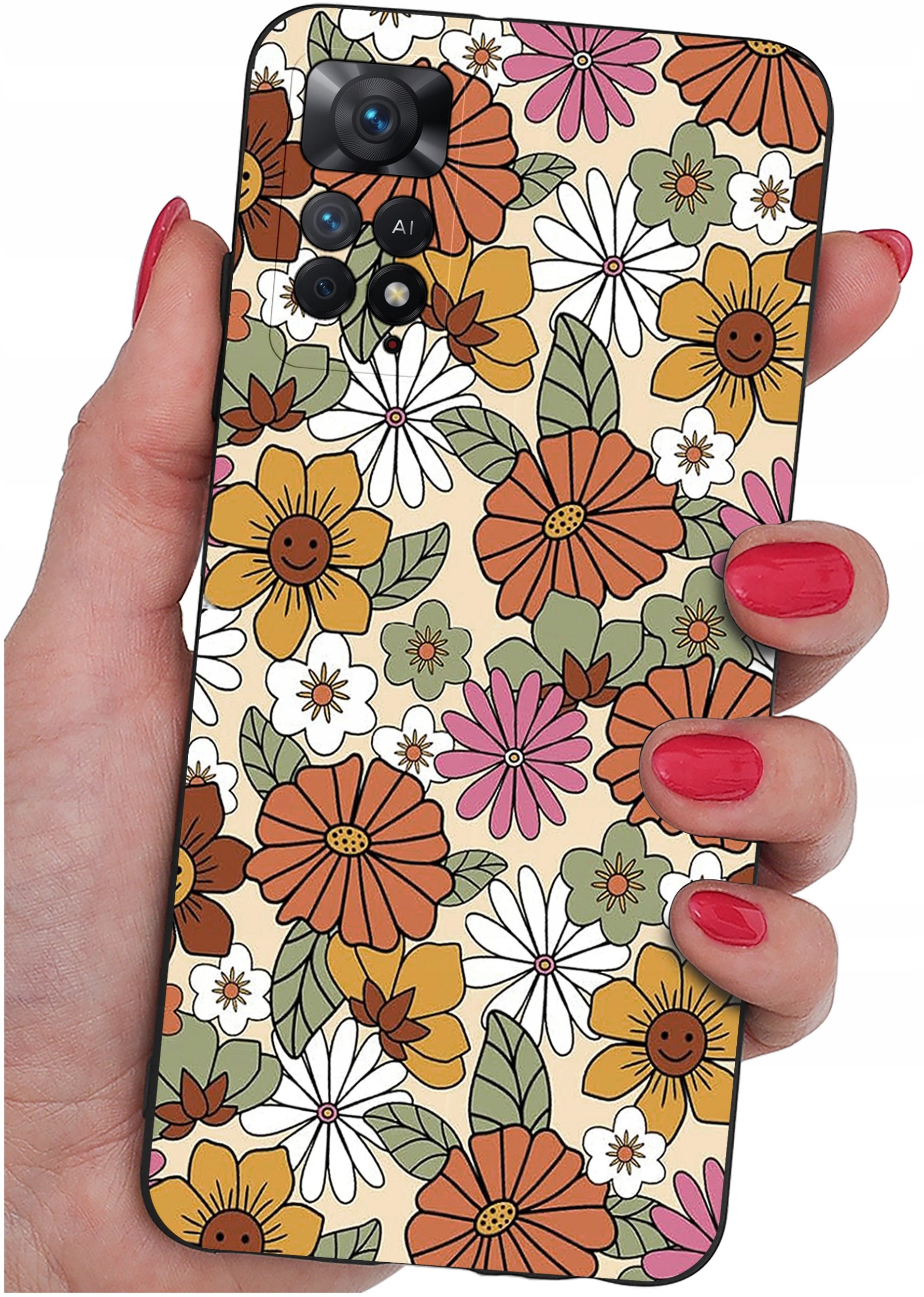 ETUI do Xiaomi Redmi Note 11 Pro | WZORY | SILIKONOWE MATT CASE + SZKŁO 9H