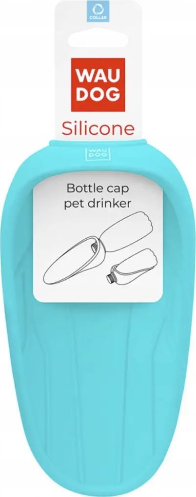 Collar WAUDOG Nakładka Silikonowa na Butelkę do Picia Niebieska