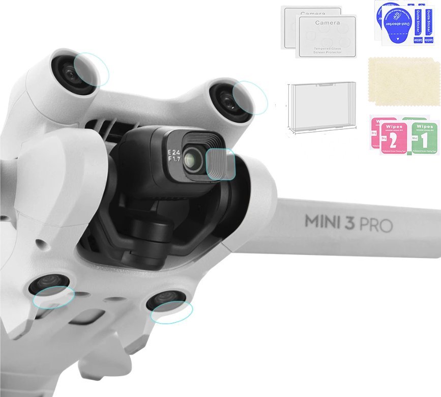 BRDRC SZKŁO OCHRONNE DJI MINI 3 PRO - ZESTAW 10 SZTUK