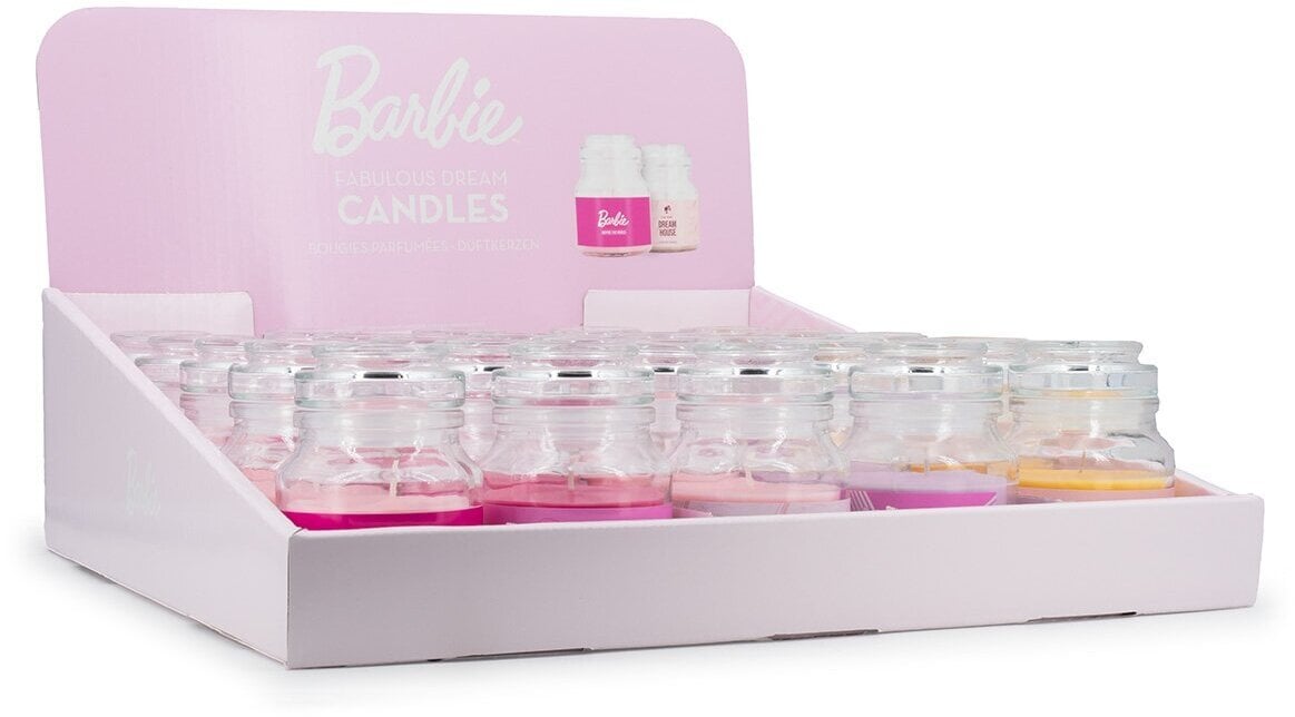 Dyfuzor zapachowy Barbie Wystawa świec zapachowych 25 x 110g
