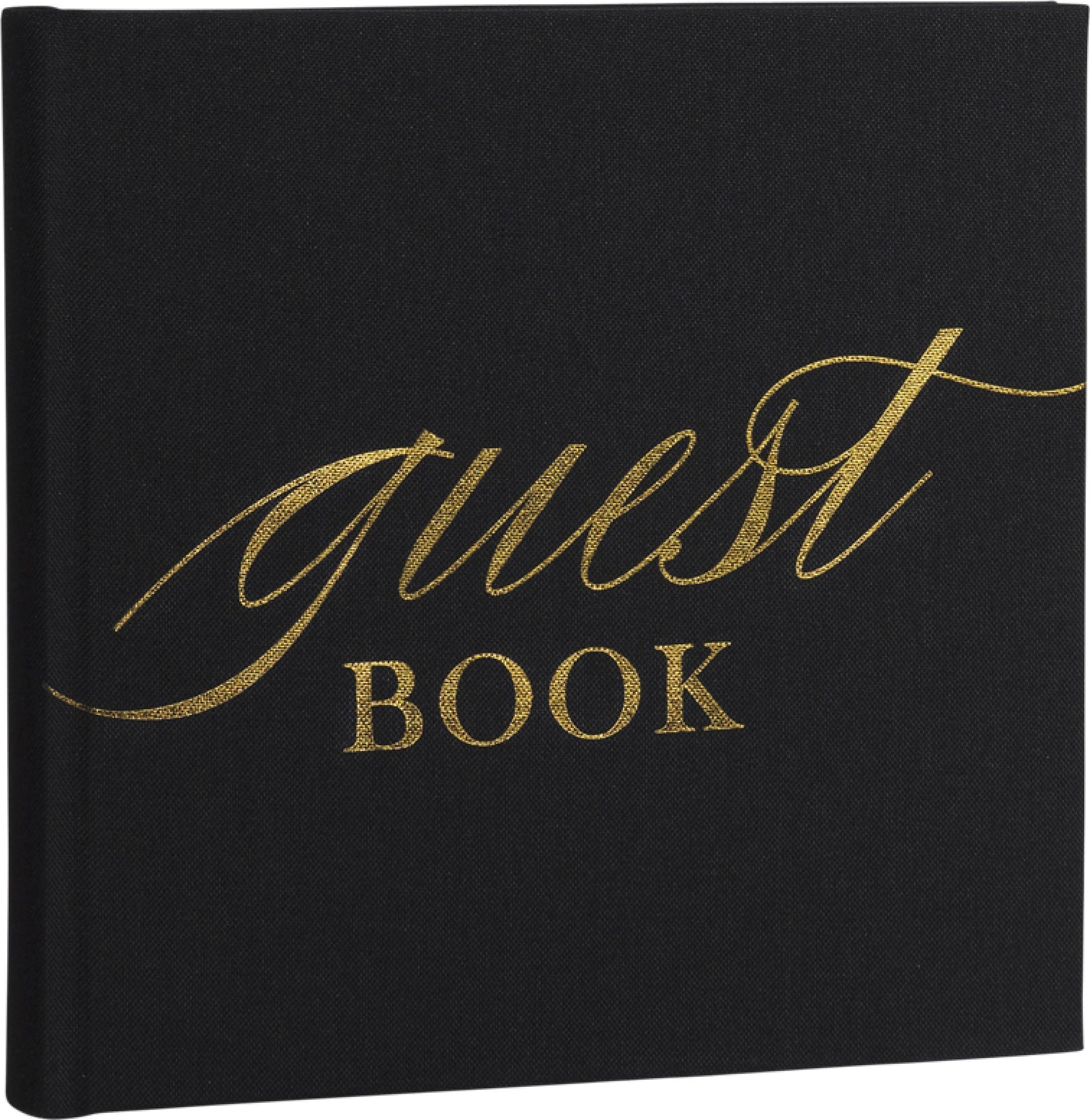 Focus Focus Base Line Canvas Album 20x20 Guestbook Black
