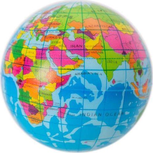 Askato Piłeczka Globus 8cm (115931)