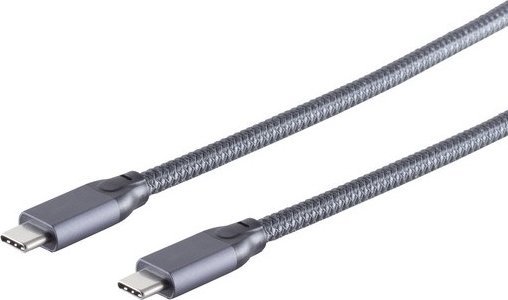 Kabel USB Sandberg USB-C - USB-C 2 m Szary (13-47030)