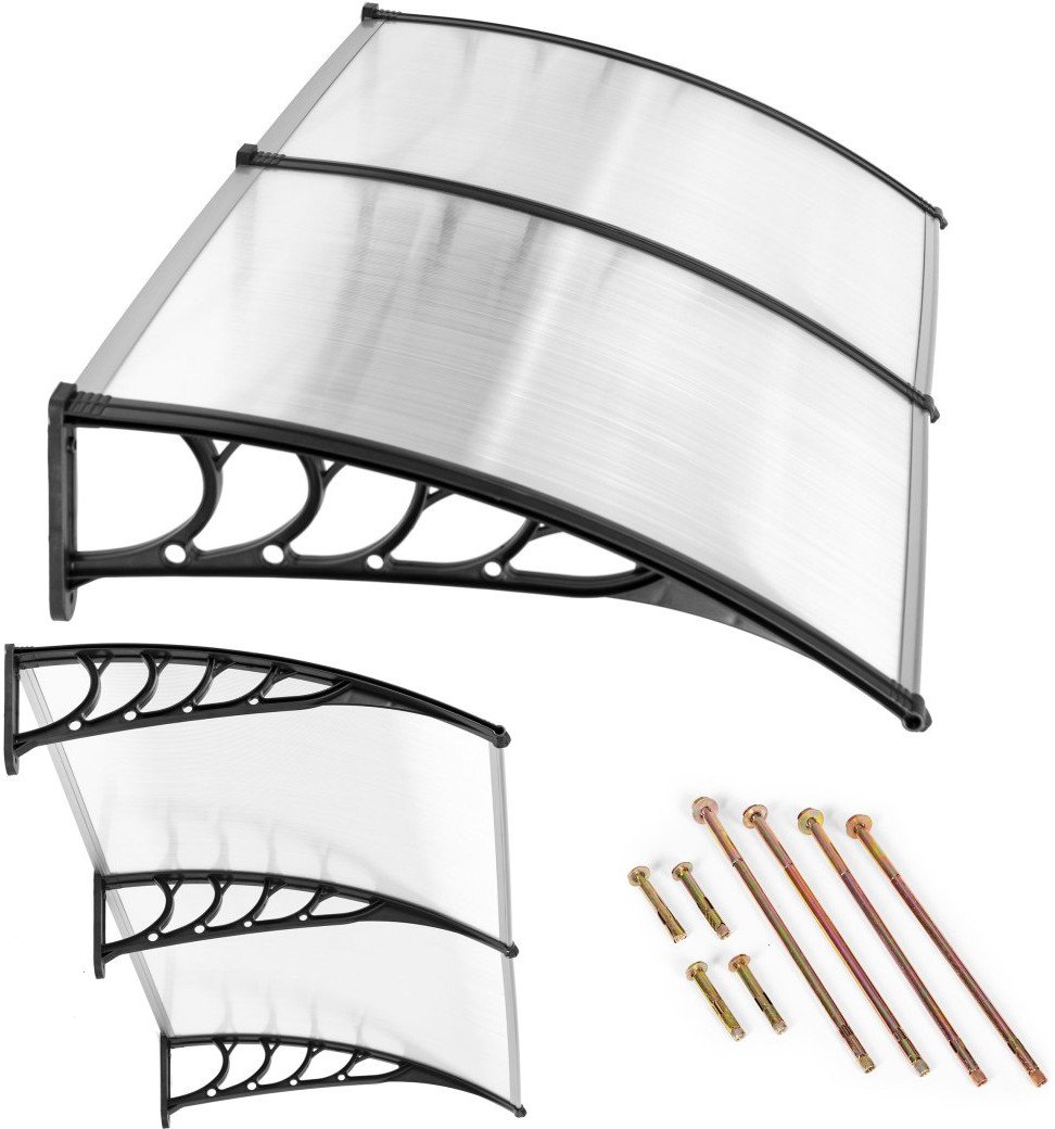 Daszek nad drzwi 200x100 cm zadaszenie osłona poliwęglan podwójny EDUKAMP