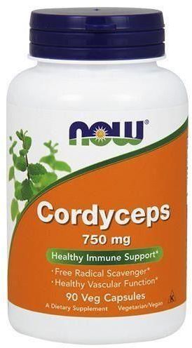 NOW Foods Cordyceps 750mg 90 kapsułek