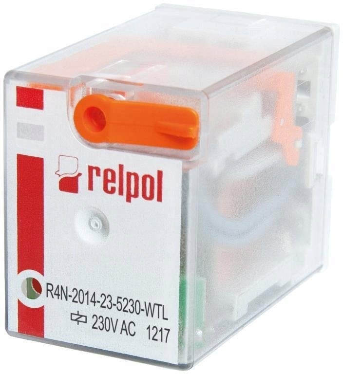 Przekaźnik przemysłowy 4P 230V AC AgNi R4N-2014-23-5230-WTL A00004