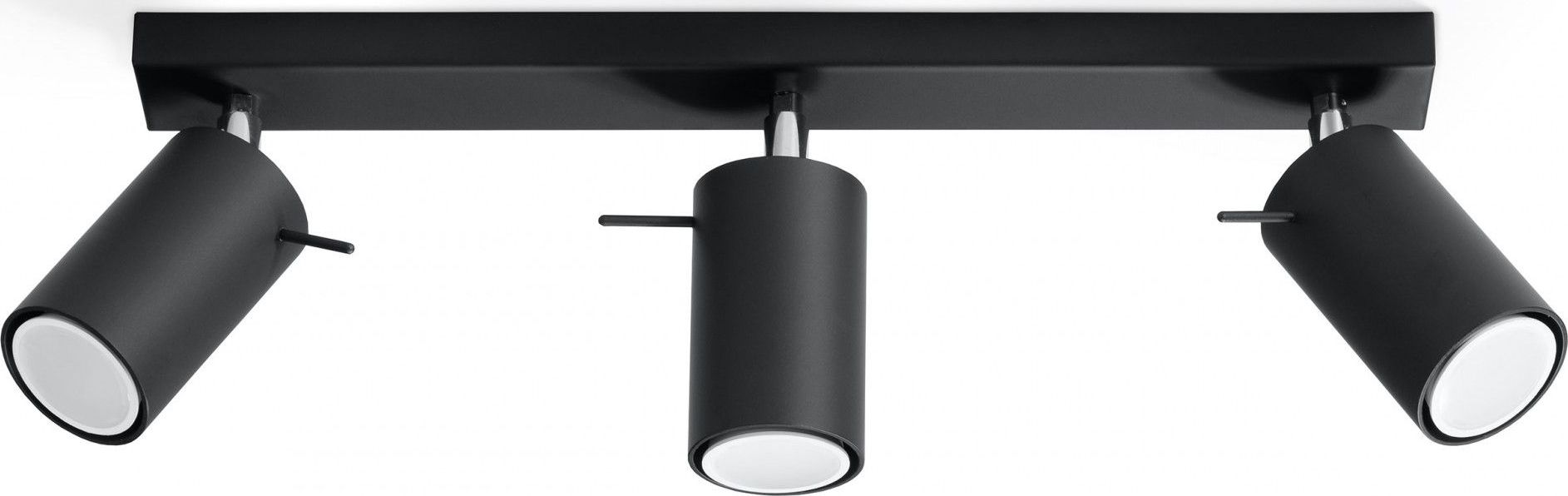 Lampa sufitowa Lumes Designerski plafon halogenowy E783-Rins - czarny