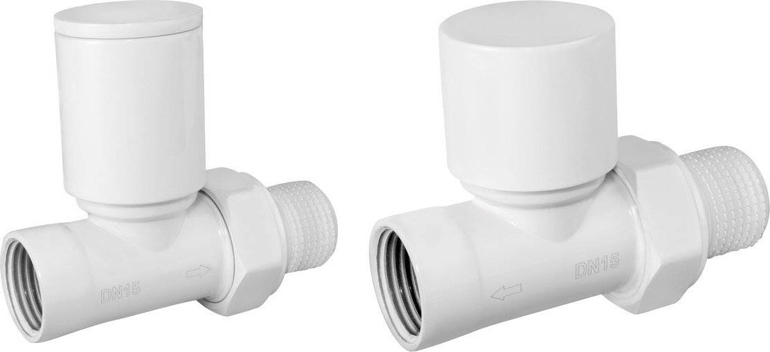 Ferro Dekoracyjny zestaw grzejnikowy prosty, biały