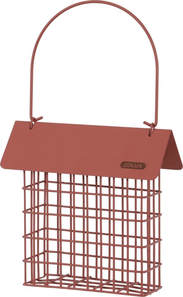 Zolux Dystrybutor bloków tłuszczowych z daszkiem kol. ceglasty