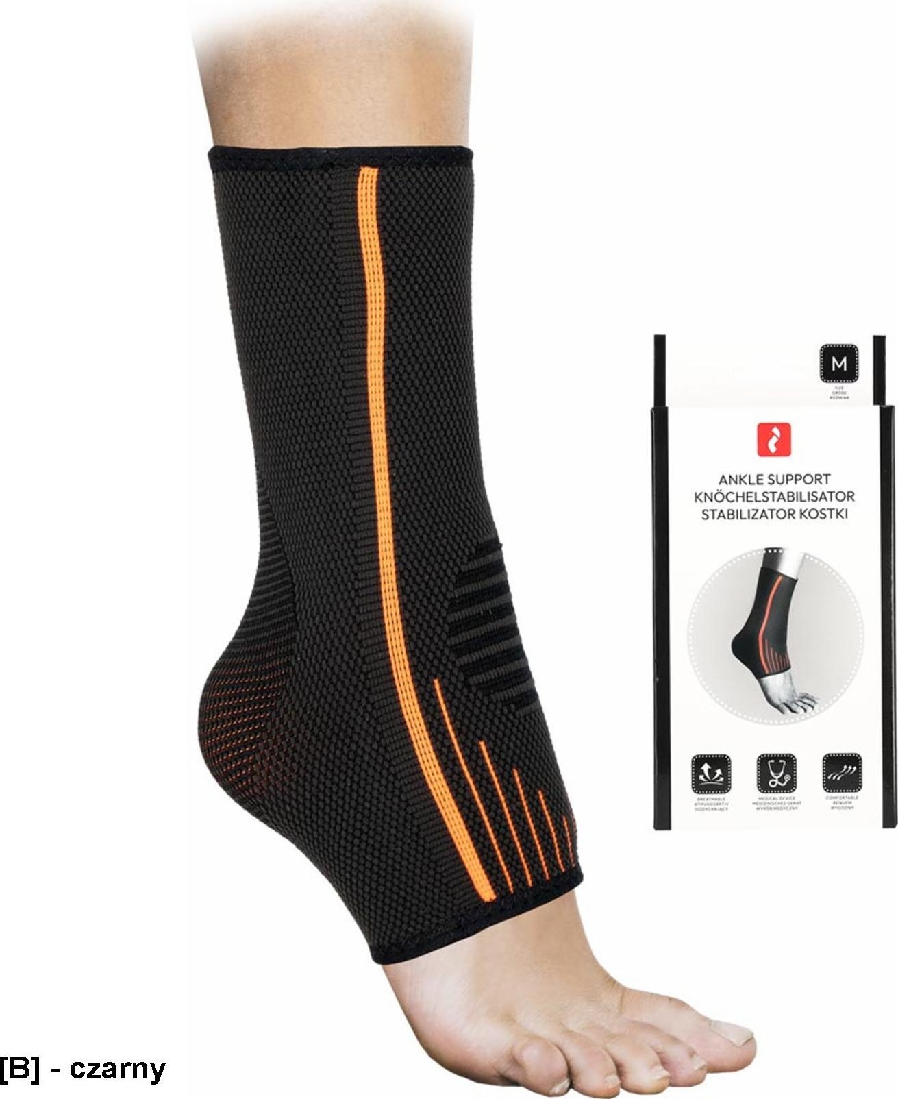 SUP-ANKLE - Elastyczna opaska na staw skokowy S