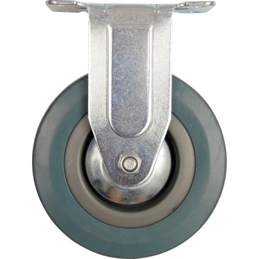 Vorel Kółko stałe z szarą gumą 100mm 87353