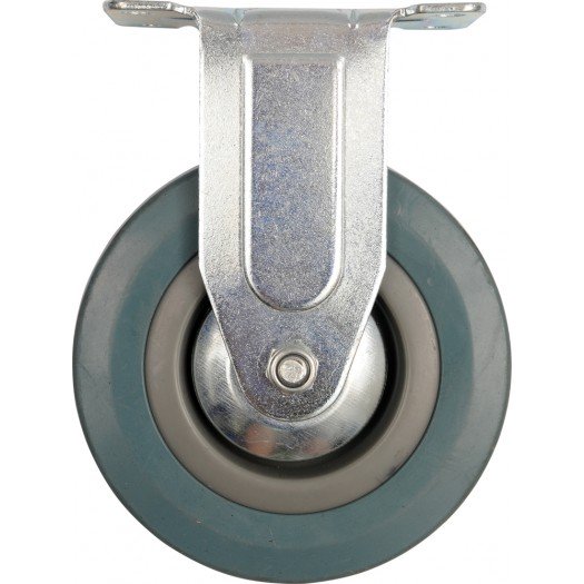 Vorel Kółko stałe z szarą gumą 100mm 87353