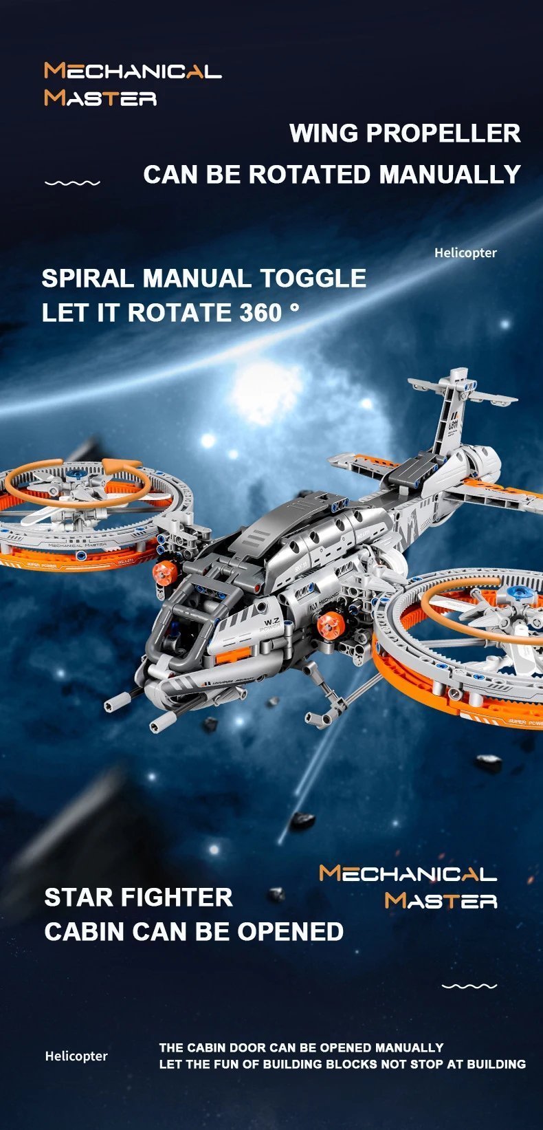 Orink IM.MASTER gwiezdny myśliwiec 817el 6811 40967