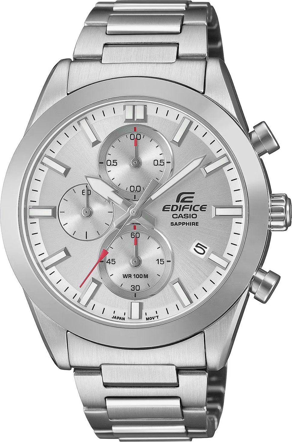 Zegarek sportowy EDIFICE Casio Edifice EFB-710D-7AVUEF100m srebrny