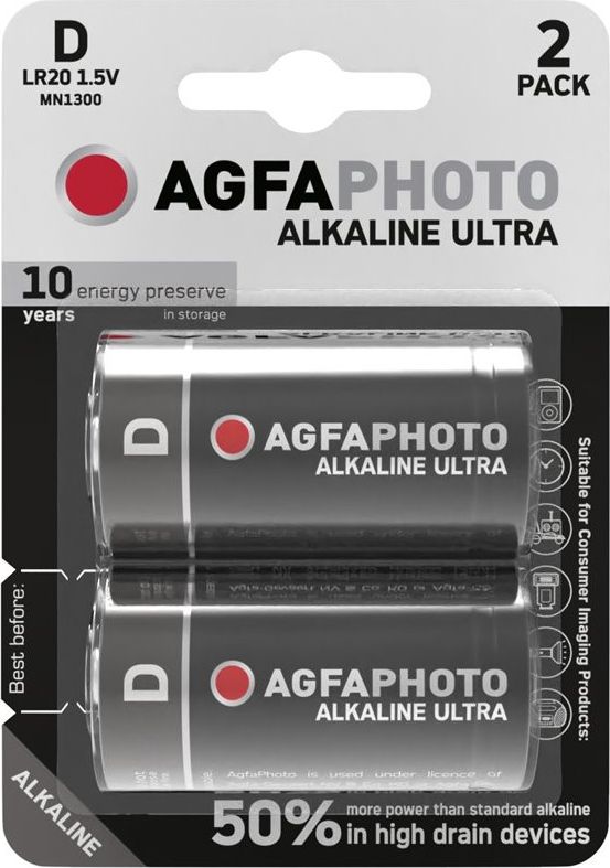 AgfaPhoto Bateria LR20 2 szt.