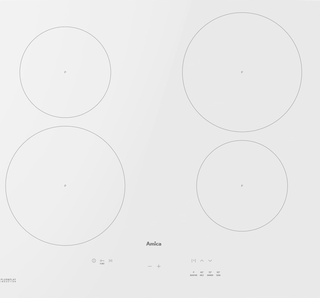 Płyta grzewcza Amica Płyta indukcyjna Amica PIDH6140PHTULN 3.0 Booster