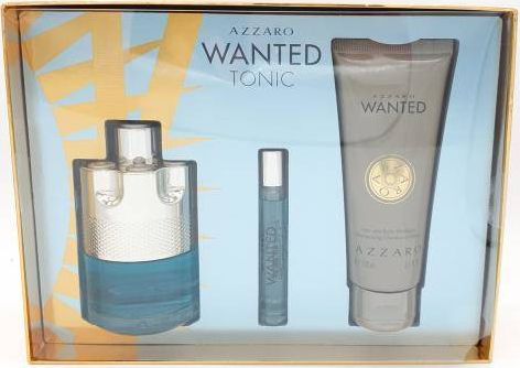 Azzaro SET AZZARO Wanted Tonic EDT spray 100ml + Hair & Body Shampoo 100ml + EDT spray 6ml (3351500019205) - 3351500019205