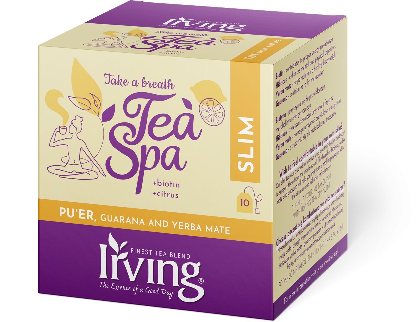 Irving Herbata czerwona Tea Spa Slim 10 kopert