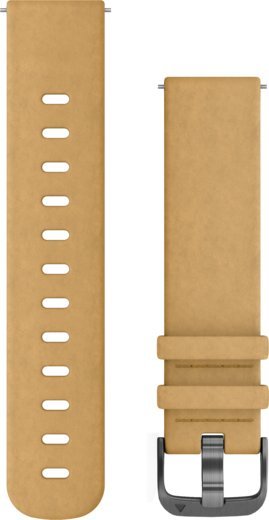 Garmin Pasek skórzany na nadgarstek Quick Release 20 (jasno-brązowy / popielaty) (010-12691-04)