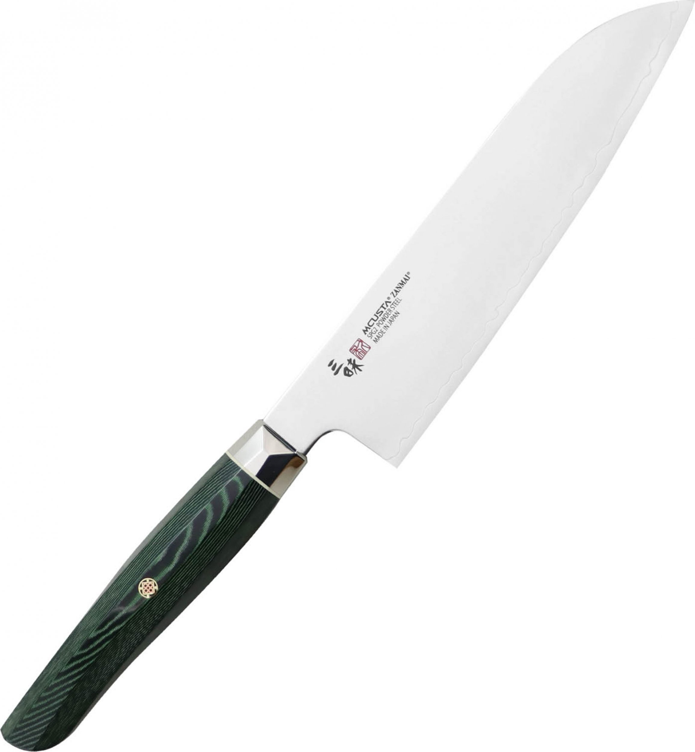 Mcusta Mcusta Zanmai Green Revolution SPG2 Nóż Santoku 18cm