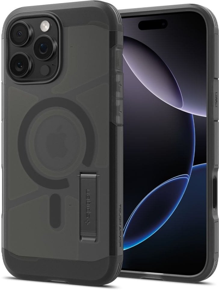 Spigen Tough Armor MAG Case for iPhone 16 Pro Max Black