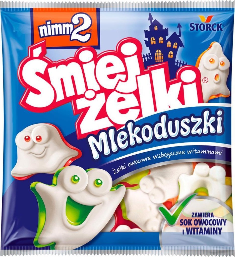 Nimm2 nimm2 Śmiejżelki Mlekoduszki Żelki owocowe wzbogacone witaminami 90 g
