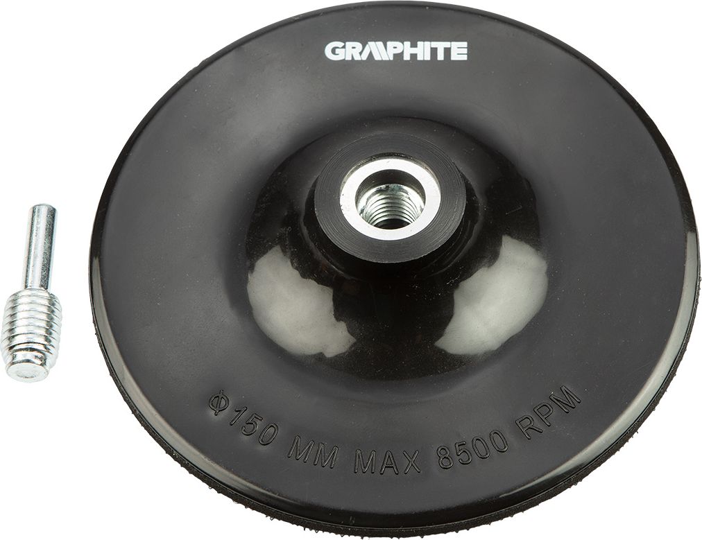 Graphite Tarcza elastyczna (Tarcza elastyczna z rzepem 150 mm x M14 + trzpień)